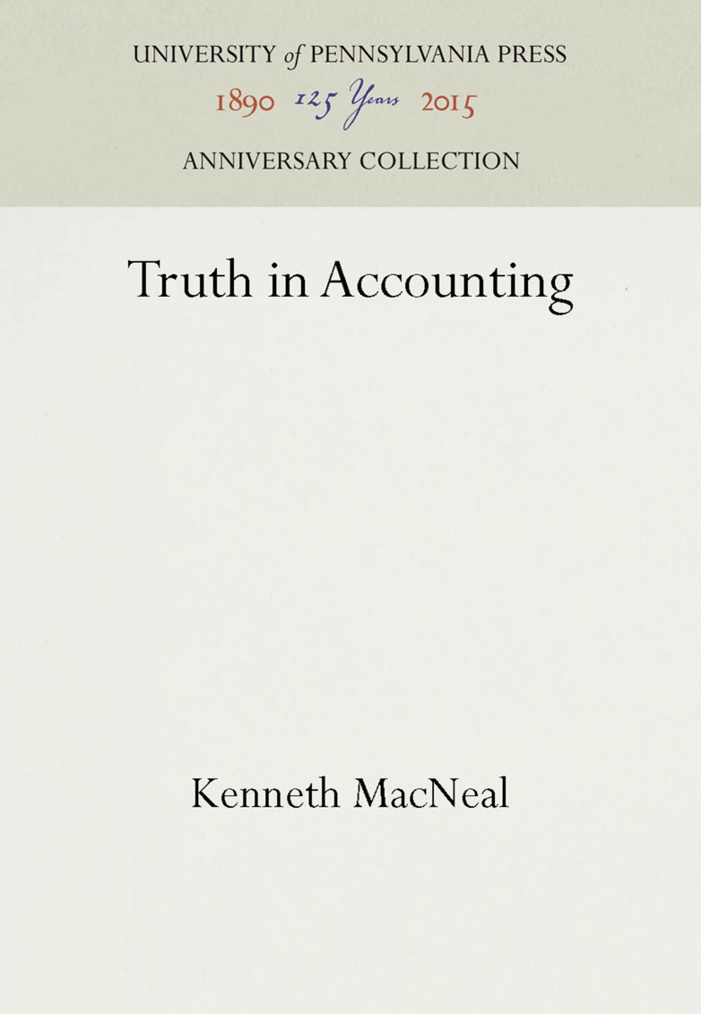 Cover image for Truth in Accounting ISBN 9781512804041